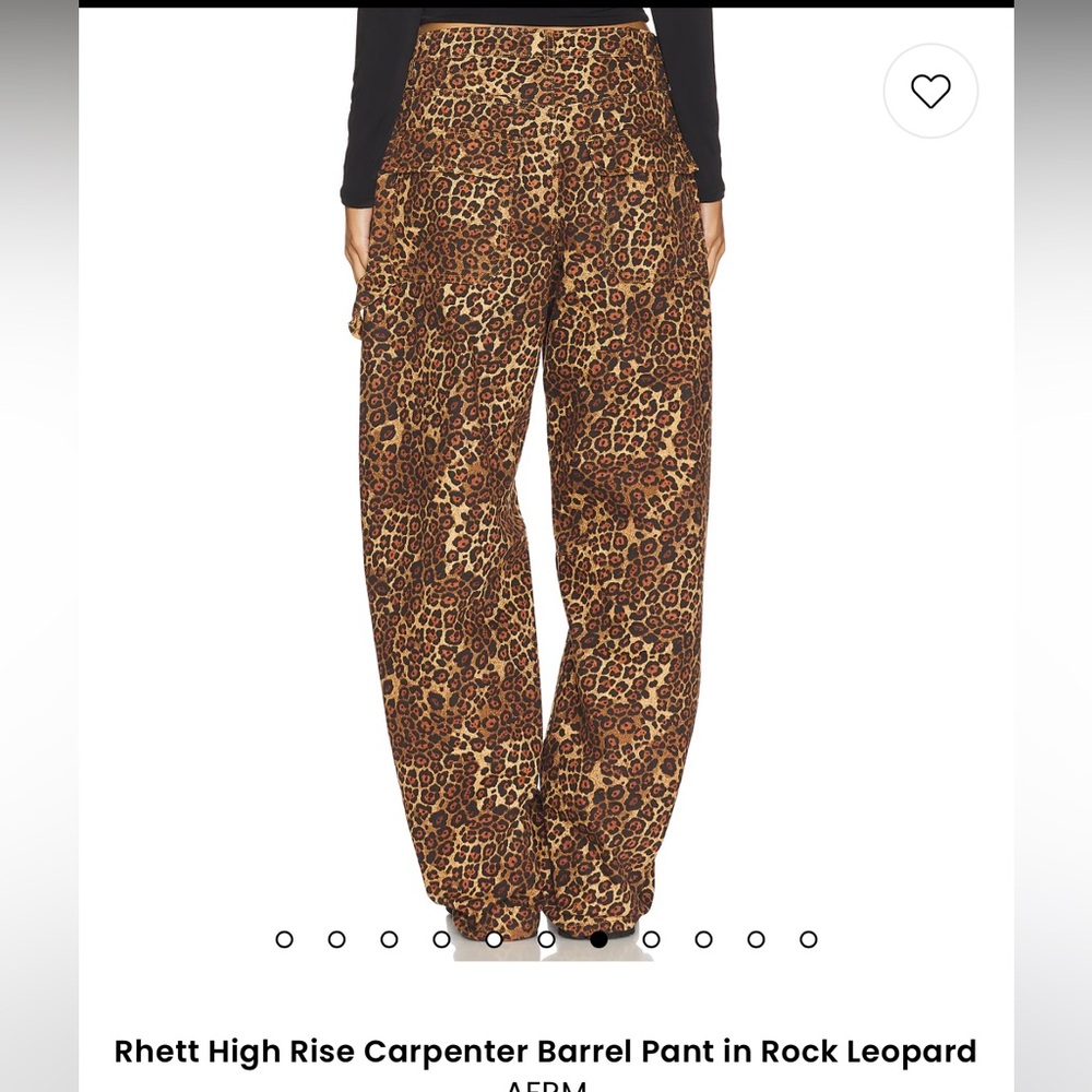 AFRM Rhett High Rise Leopard Pants - Picture 5 of 14